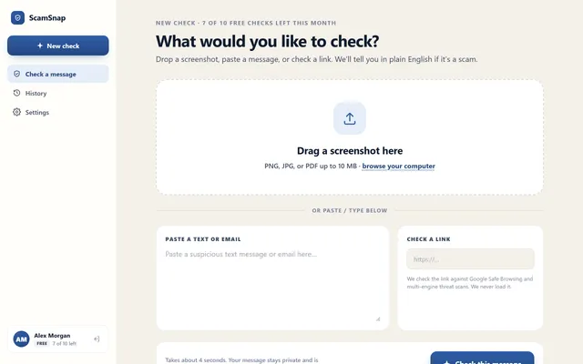 Product dashboard